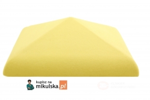 SAHARA Daszek 56x56 cm  klinkierowy żółty, czapa, nakrywa na słupek 