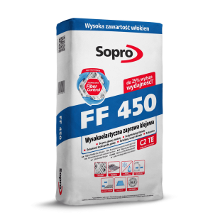 `FF450 Sopro  Elastyczna Zaprawa klejąca do klinkieru